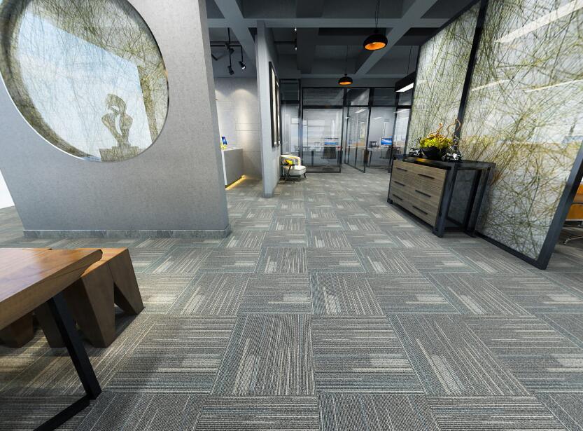 Colorful Fire-Proof Elegance Graphic Nylon Office Carpet Tile for Hotel