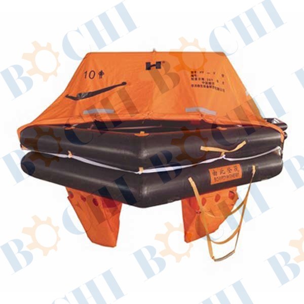 Throw-Over Davit-Launching Self-Righting Inflatable Life Raft U Type