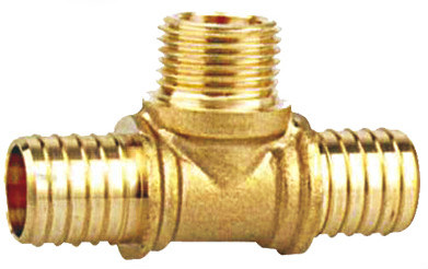 Lead Free Brass Equal Tee Pex Pipe Plumbing Fitting (EM-F-A249)