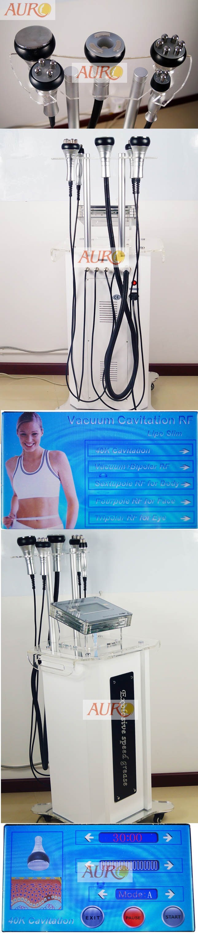 5 in 1 Cavitation Slimming Body Shape Multipolar RF Fat Dissovle Beauty Machine