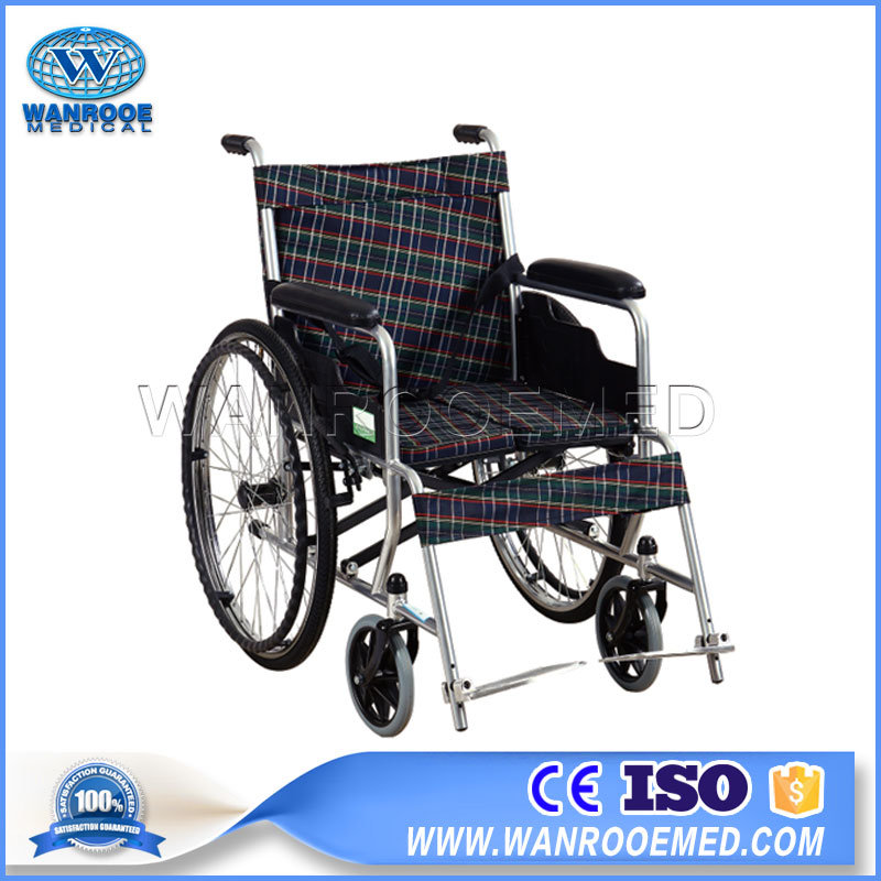 Bwhm-1A11 Portable Lightweight Folding Manual Steel Spraying Frame Wheelchair