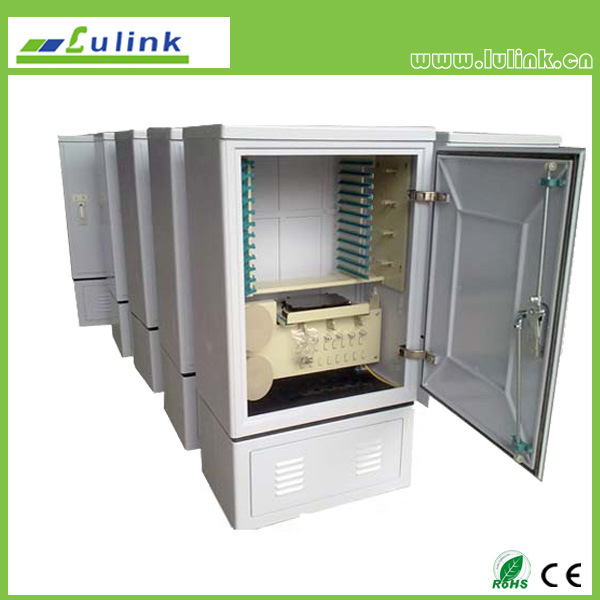 144core Outdoor Floor Mounted SMC Optical Fiber Cross Connect Cabinet