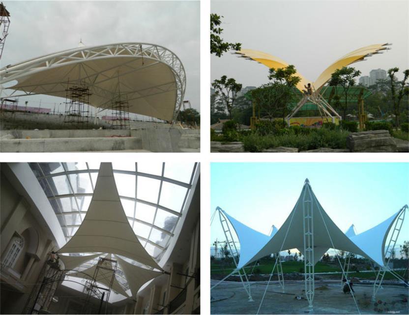 High Tensile Waterproof Membrane PTFE Architectural Membrane