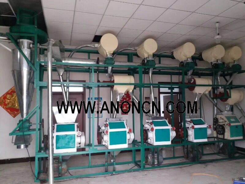 Anon China Price of Complete Auto Wheat Flour Machine