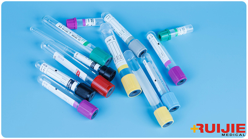 Disposable Medical Red Cap Vacuum Blood Collection Tube