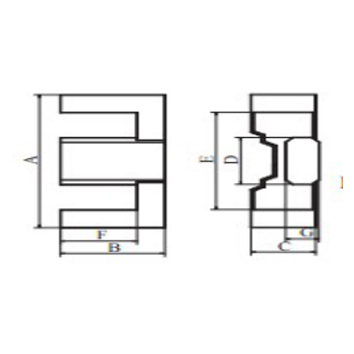 Efd25 Ferrite Core and Bobbin