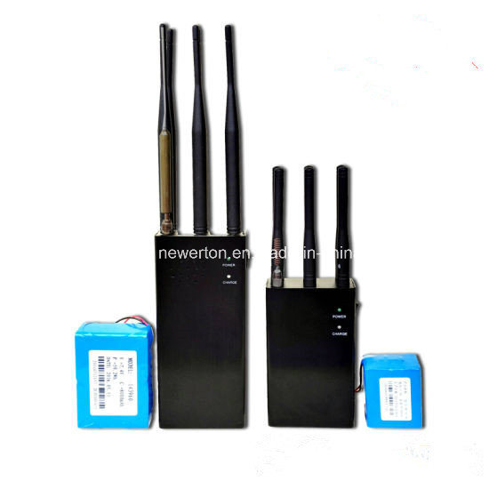 Powerful Portable 6 Antennas Mobile Phone Signal Blocker/GPS/Lojack/WiFi Jammer