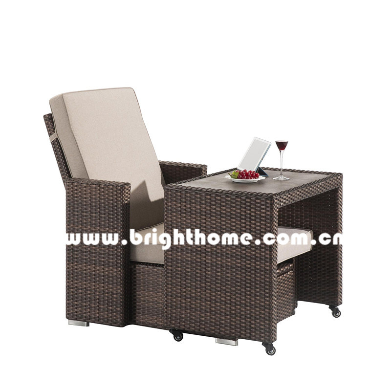 Combined PE Rattan Wicker Outdoor Lounge Bp-8029