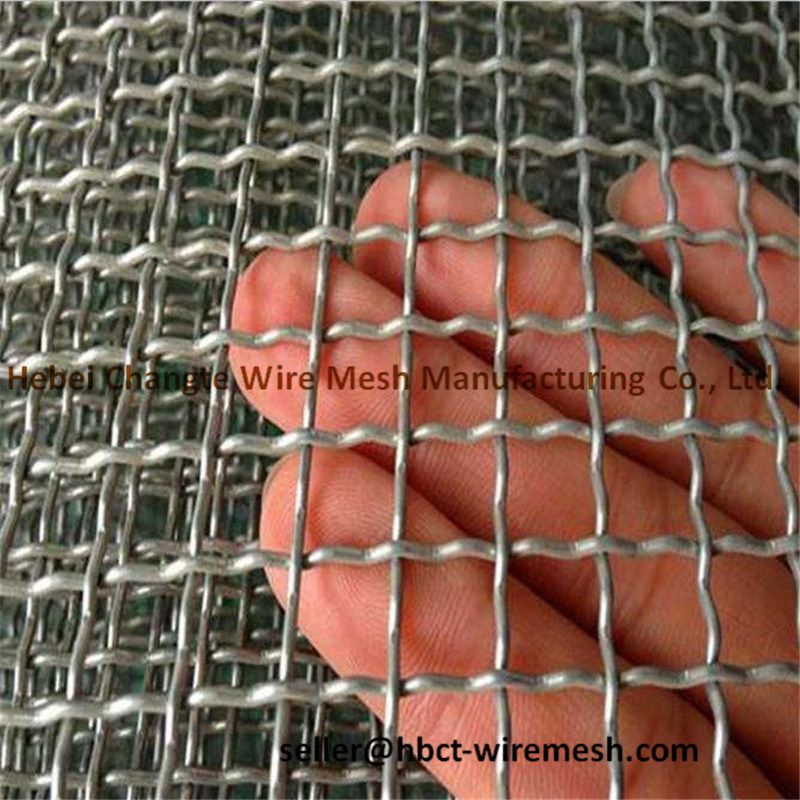 Galvanized Square Crimped Wire Mesh