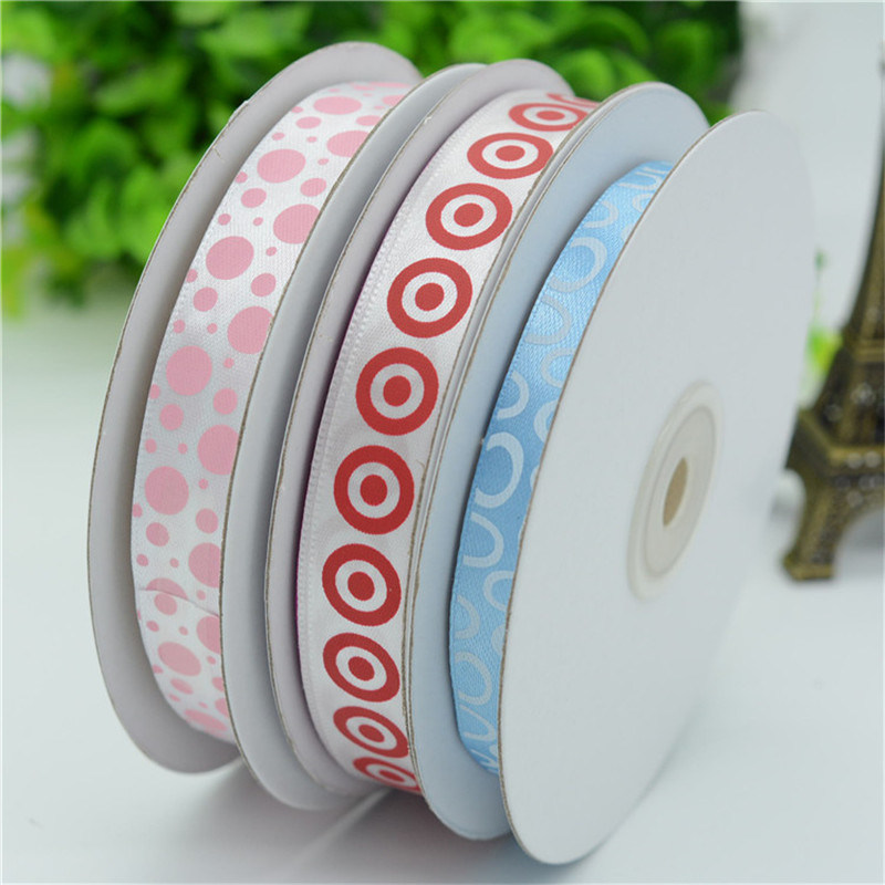 Custom Logo Polyester Printed Satin Ribbon