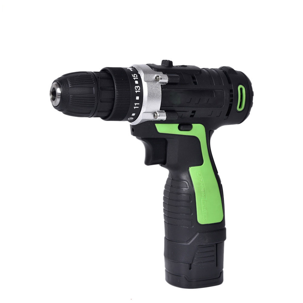 18V Lithium Ion Drill Kit Tools Set Dual Speed Electric Screwdriver 18V Power Tools Cordless Drill