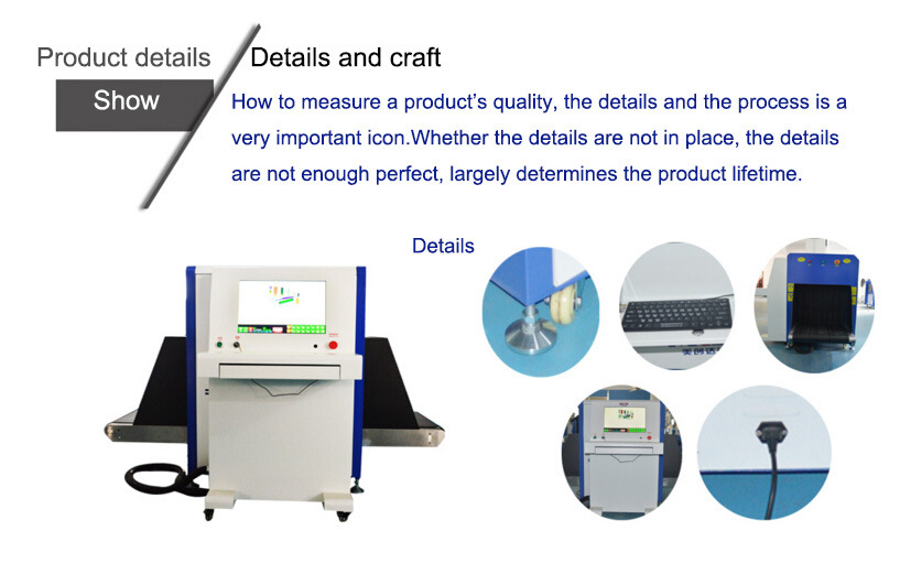 Airport Security Baggage and Luggage X Ray Parcel Scanner Machine