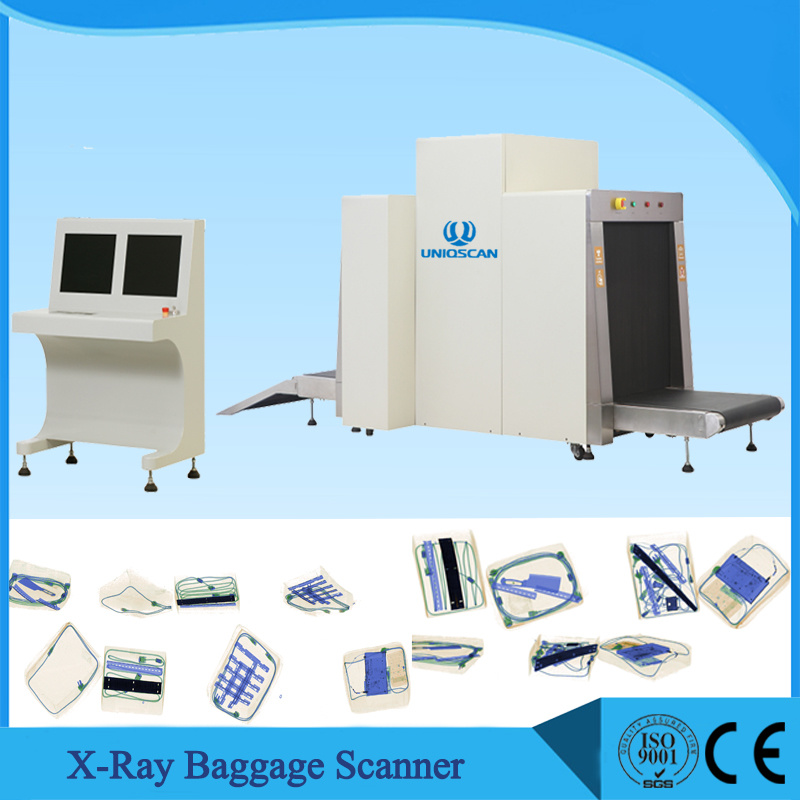 1m*1m Tunnel Size Airport Scanners Dual View Baggage Security X-ray Machines