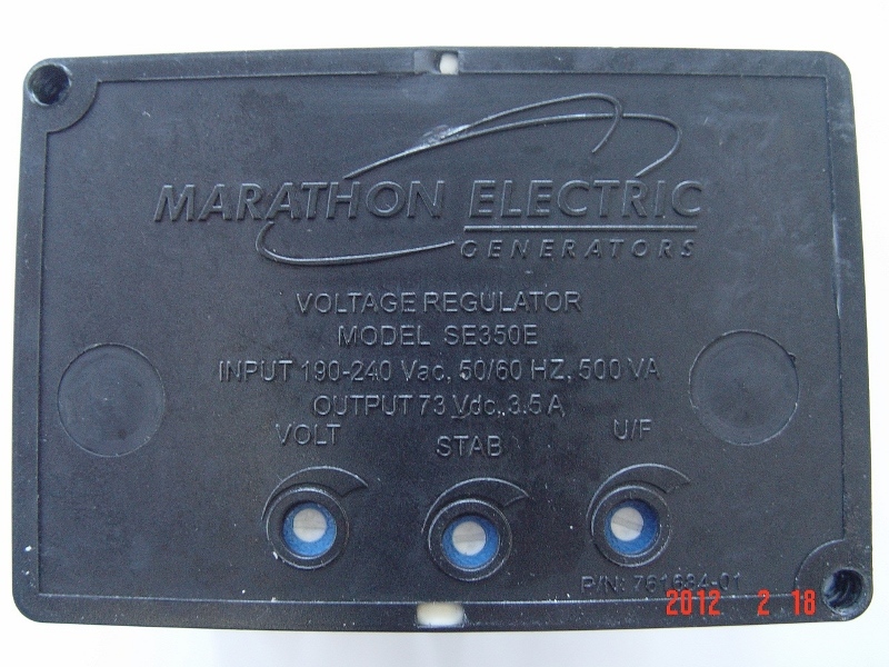 Marathon Alternator Se350e AVR, Automatic Voltage Regulator