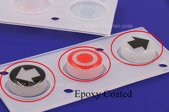 Custom Silicone Rubber Remote Control Keypad Buttons