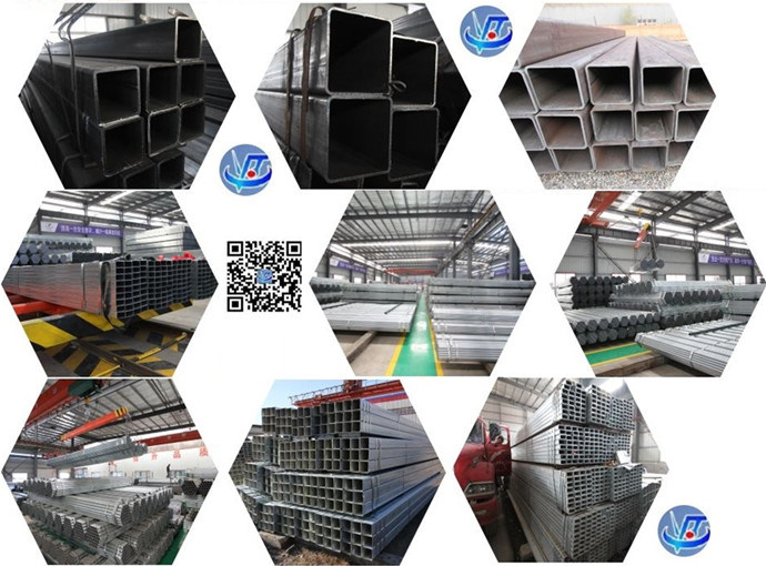 Square / Rectangular / Round Shape Galvanized Steel Pipe and Tube Whole Price