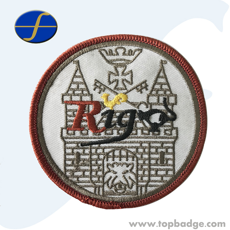 Custom Iron on Brand / Logo Patch Embroidery Badge for Clothes