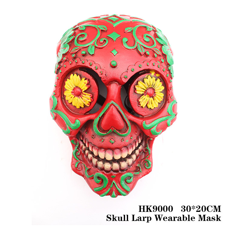 Skull Larp Wearable Mask 30*20cm HK9000