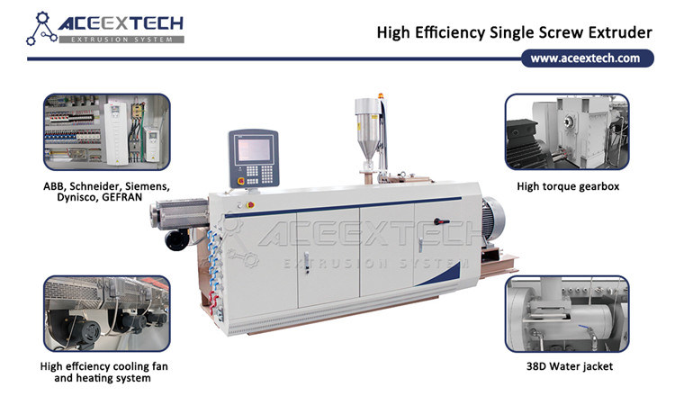 PE Tube Extruding Machine/Plastic HDPE Pipe Making Production Line