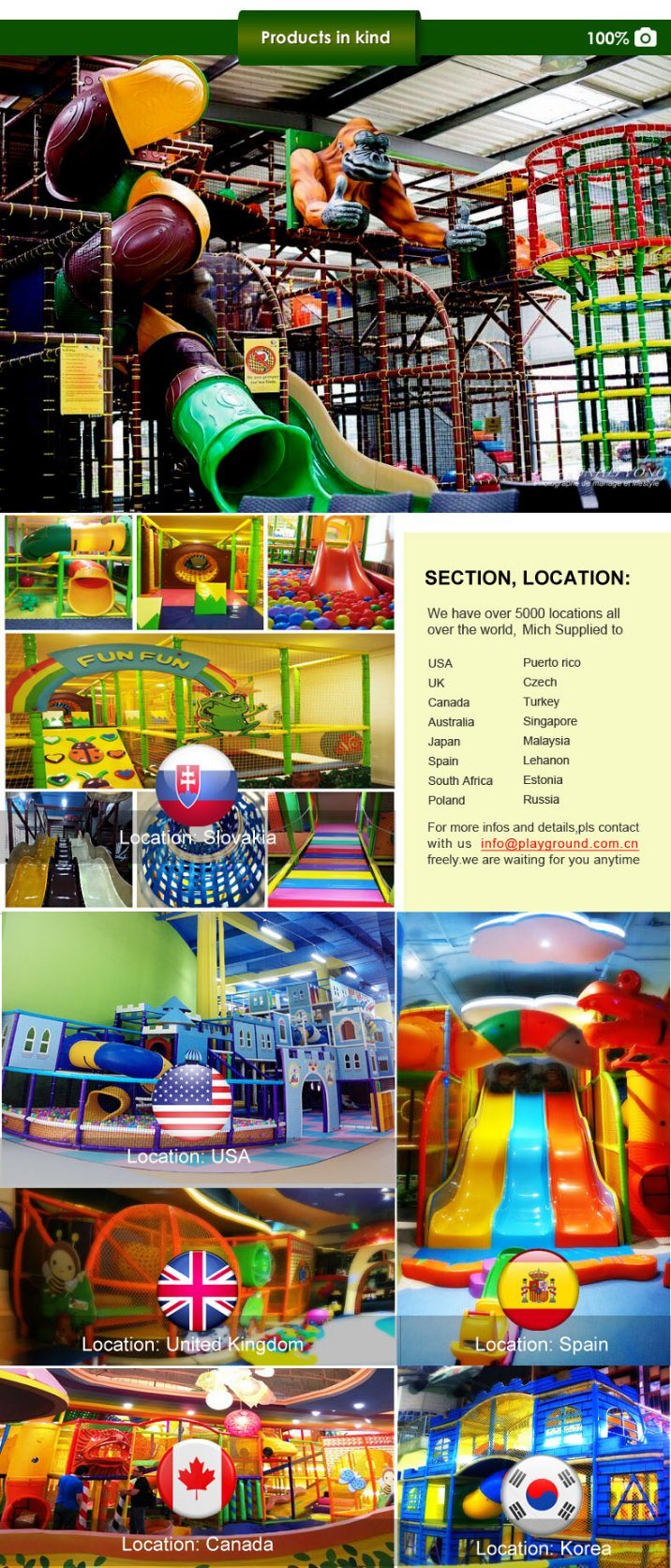 Large Amusement Park Indoor Playground with Ball Pit Sandy Area