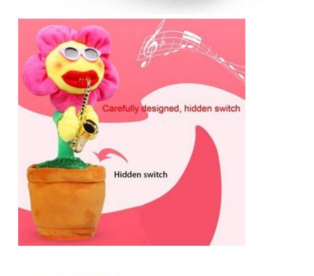 Sexy Kids Toy Singing and Dancing Bluetooth Sunflower Speaker Children Toys