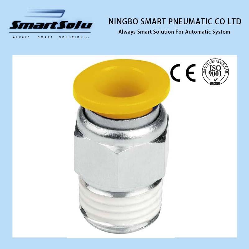 PC Pl Type Plastic Metal Pneumatic Fittings with 100% Tested