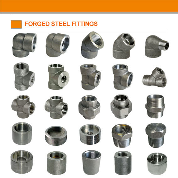 ASTM A105 B16.11 Forged Carbon Steel NPT Threaded Reducing Tee