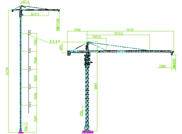 Ce Self-Erecting Tower Crane Manufacturer Offered