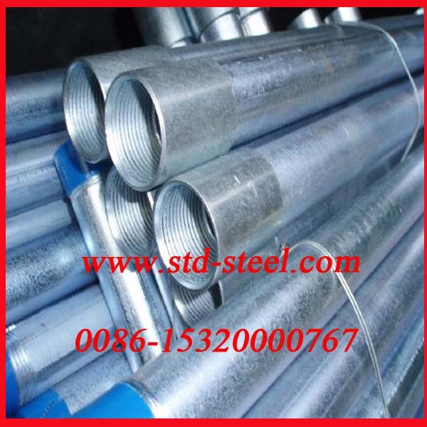Hot Dipped ERW Galvanized Steel Pipe (BS1387, EN10025, GB/T3091)