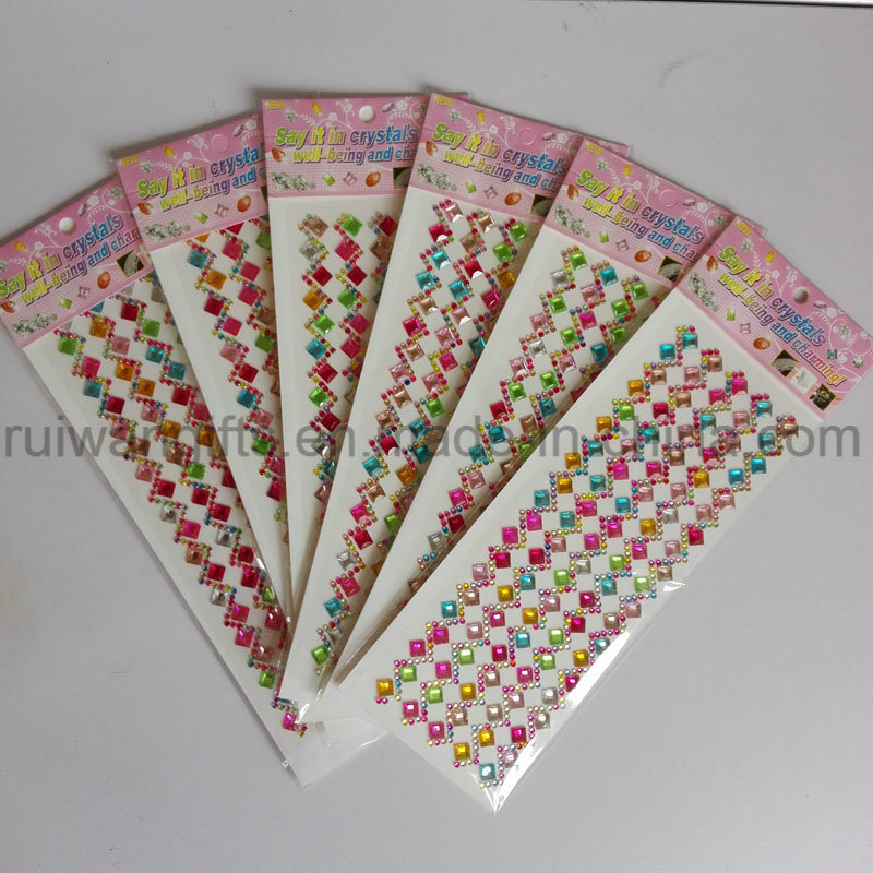 Wholesale New Acrylic Crystal Rhinestone Sticker