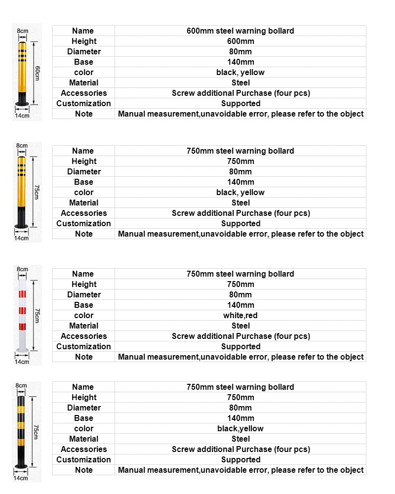 Fixed Steel Street or Road Column with Solar Light