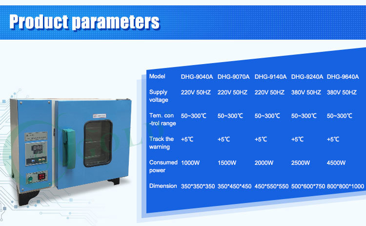 Dhg Series Drying Hot Oven Big Chamber