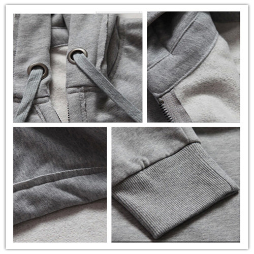 Custom Leisure Outdoor Hoody /Printed Fleece Sportswear Zipper Hoodies
