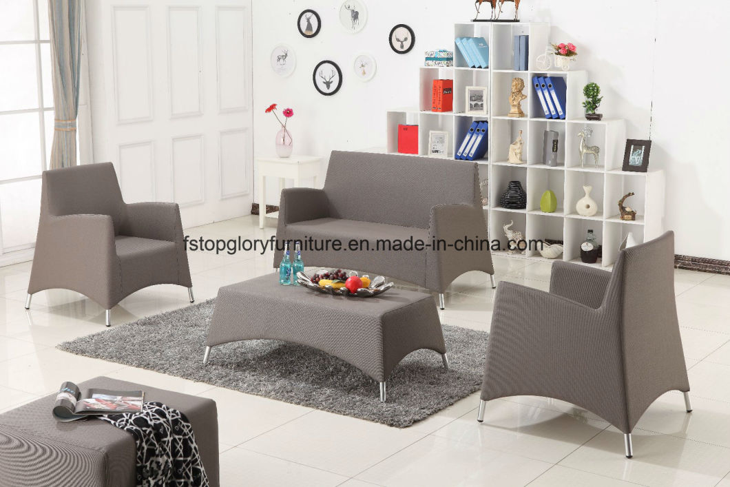 New Design Aluminum Sofa Fabric Sofa Modern Sofa (TG-6103)