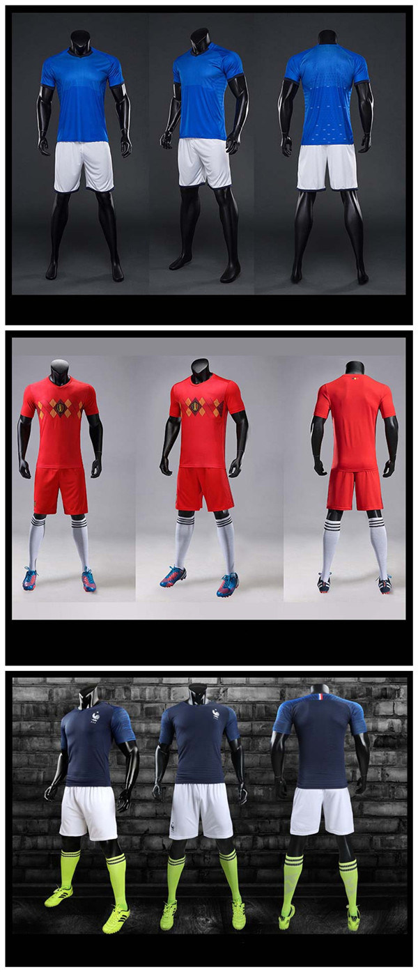 2018 World Cup Cheap Football Uniforms Shirt Marker Soccer Jersey