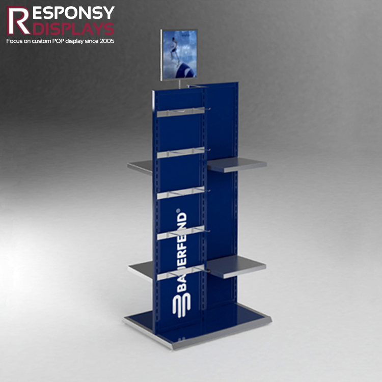 Pop POS Made From Metal High-End Apparel Floor Display Stand