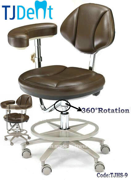 Dental Portable Medical Doctor Chair Office Soft Stool (TJHS-9)