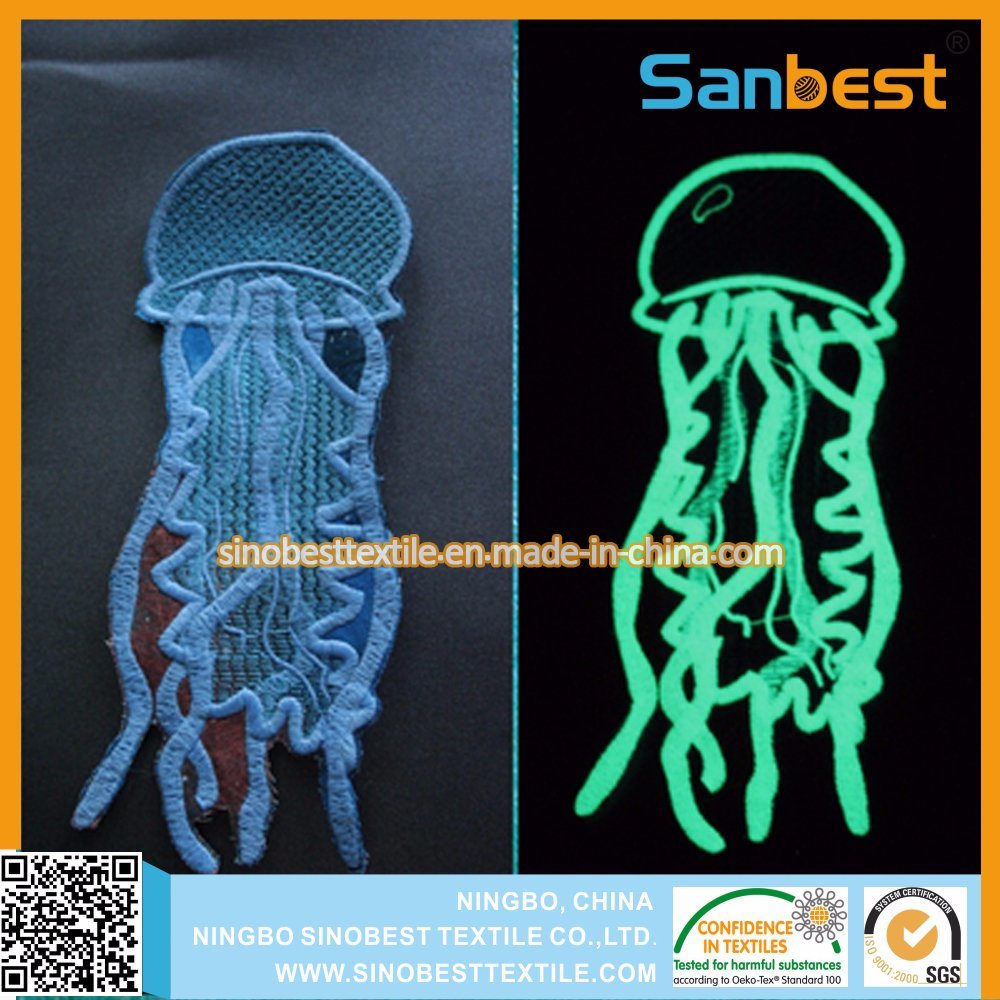 100% Polyester Luminous Glow-in-Dark Embroidery Thread