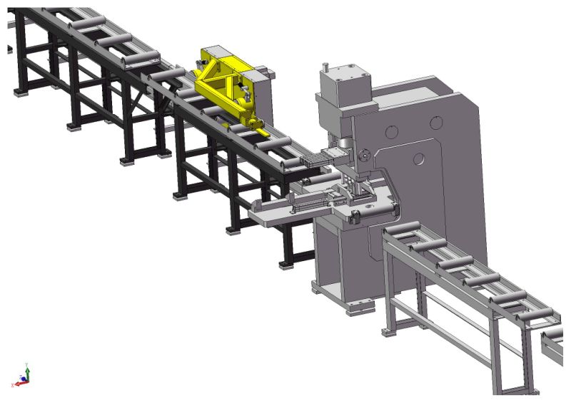 CNC Punching Line for Angles (Model APL16-8)