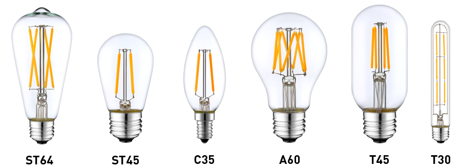 Vintage LED Filament Edison Bulbs with Timeless Charm