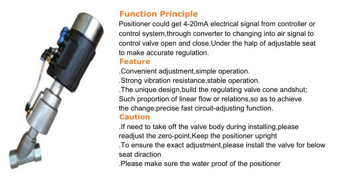Inteligent Proportional Control Angle Valve