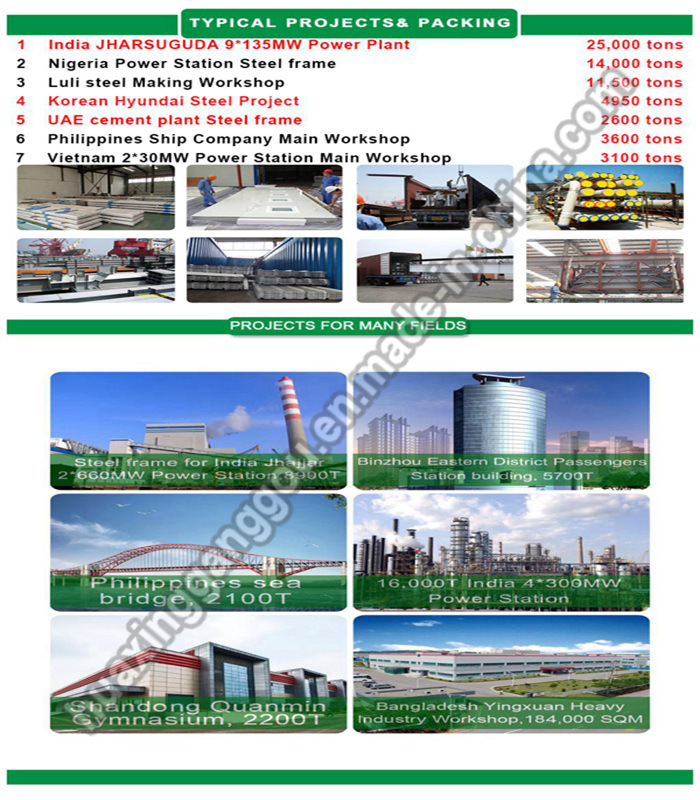 Multi-Span CNC Welding Fabricated Peb Primary Steel Structure