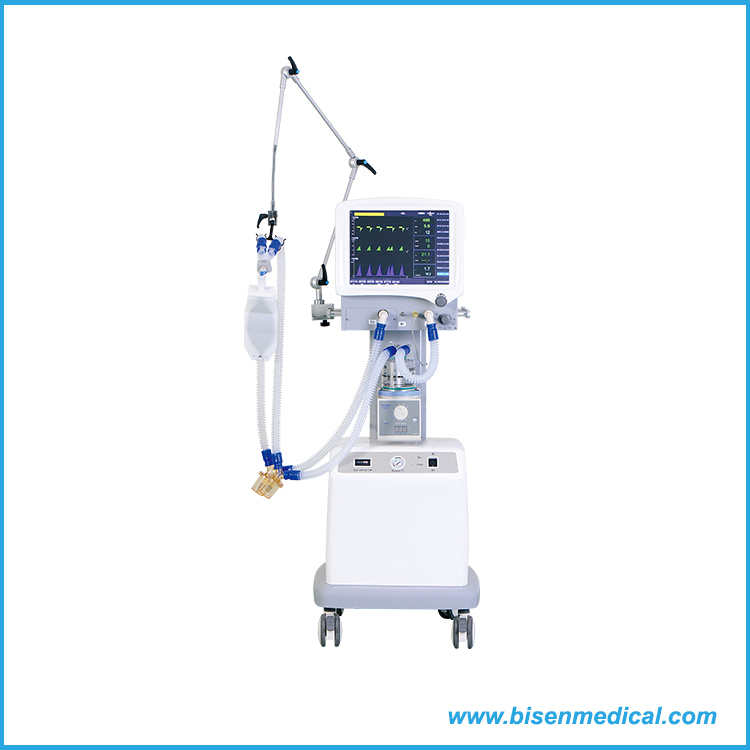 BS-S1200 Medical Device Neonatal Ventilator Auto Bipap Machine Nebulizer Breathing Treatment