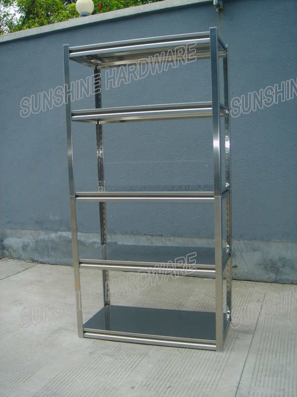 Stainless Steel Boltless Rivet Shelving