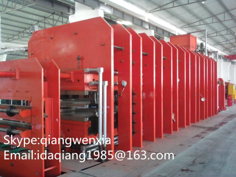 CE Standard Frame Type Conveyor Belt Vulcanizing Press Xlb 800X10000