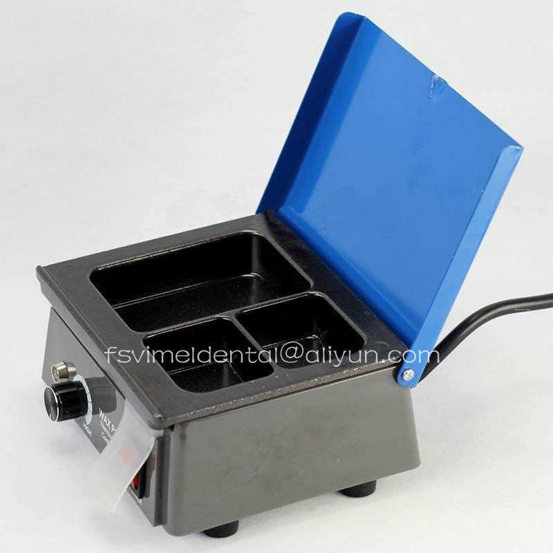 Dental Wax Pot 3-Well Wax Heating Analog Dipping Lab Equipment