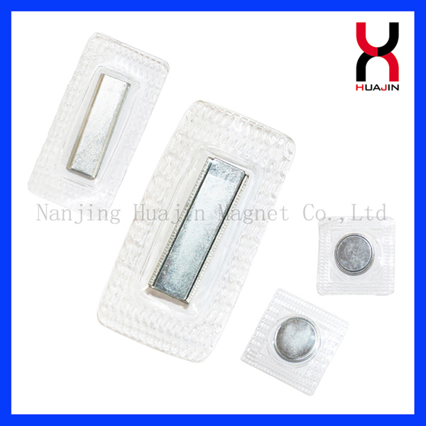NdFeB Strong Sewing Magnet for Clothing with Plastic Cover