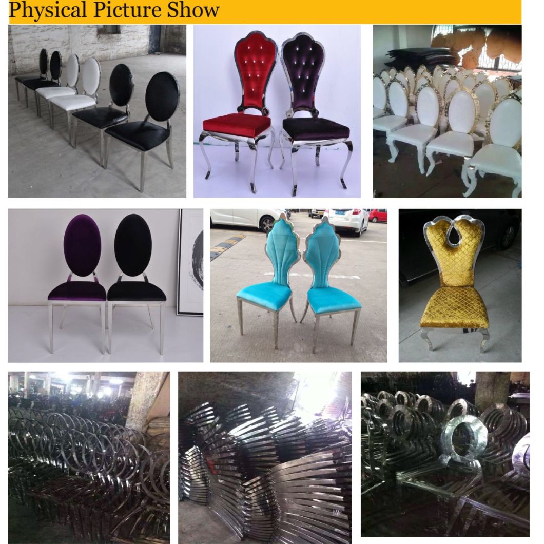 High Quality Stainless Steel Chairs Hotel Dining Chair