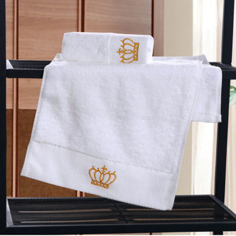 Luxury 100% Cotton Customized Embroidery Bath Towel for Hotel