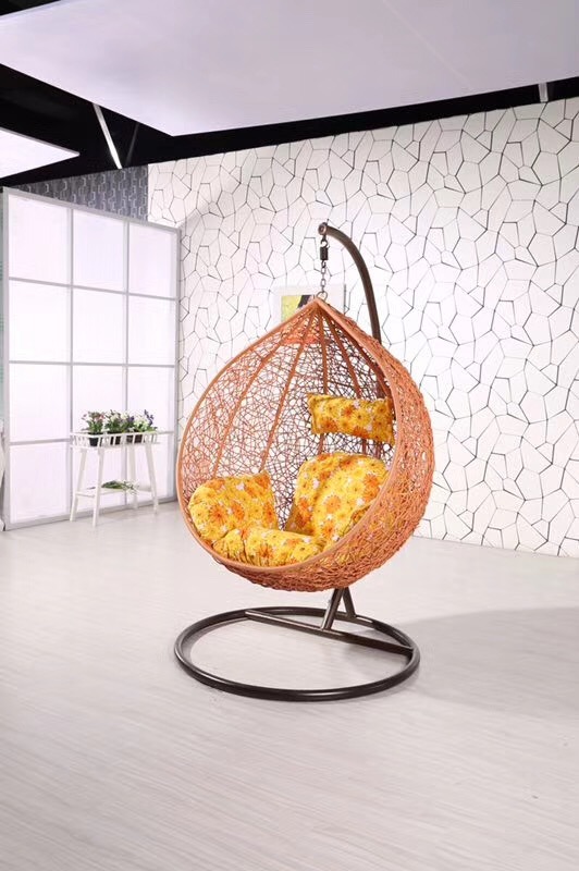 Outdoor Furniture Relaxing Patio Round Hanging Egg Swing Chair